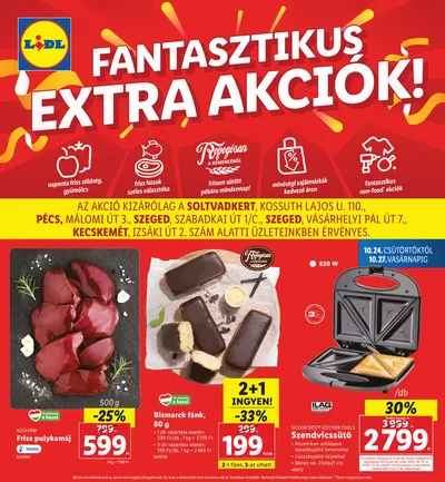 Lidl katalógus, Bicske | Különleges ajánlatok Önnek | 2024. 10. 24. - 2024. 10. 27.