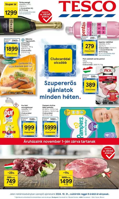 Tesco katalógus, Várpalota | Tesco Katalógus - hipermarket - következő hét | 2024. 10. 31. - 2024. 11. 06.