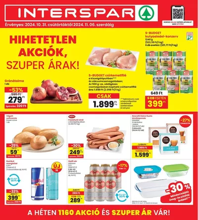 Interspar katalógus, Ózd | Exkluzív ajánlatok és akciók | 2024. 10. 31. - 2024. 11. 06.