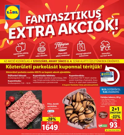 Lidl katalógus, Hajdúhadház | A legjobb ajánlataink Önnek | 2024. 10. 31. - 2024. 11. 03.