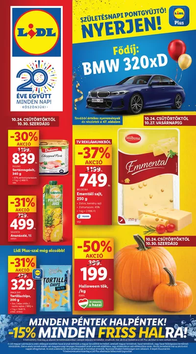 Lidl katalógus, Gárdony | Akciós újság – 43. hét | 2024. 10. 24. - 2024. 10. 30.