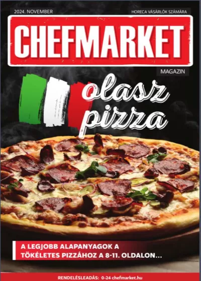 Hiper-Szupermarketek kínálatok, Nagykanizsa | Olasz pizza a Chef Market | 2024. 11. 01. - 2024. 11. 30.