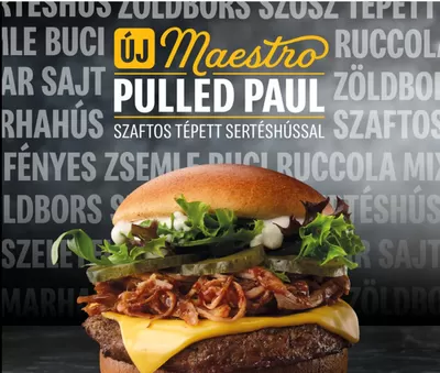 Éttermek Kínálatok | Pulled Paul a McDonald's | 2024. 11. 14. - 2024. 11. 28.