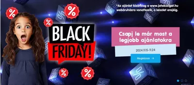 Gyermekek és szabadidő kínálatok, Debrecen | Black Friday a Játéksziget | 2024. 11. 15. - 2024. 11. 24.