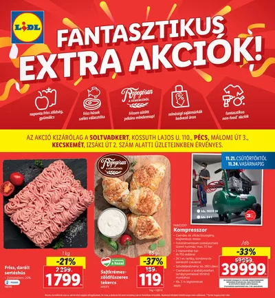 Lidl katalógus, Szeged | A legjobb ajánlataink Önnek | 2024. 11. 21. - 2024. 11. 24.