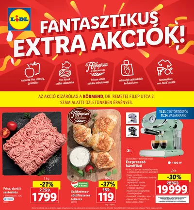 Lidl katalógus, Kecskemét | A legjobb ajánlataink Önnek | 2024. 11. 21. - 2024. 11. 24.