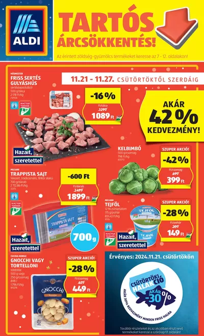 Aldi katalógus | Következő heti ALDI akciós újság | 2024. 11. 21. - 2024. 11. 27.