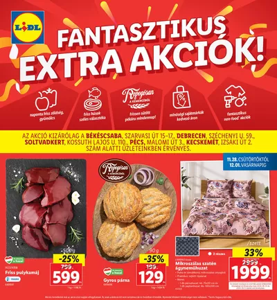 Lidl katalógus, Kazincbarcika | Érvényes 11.28-tól | 2024. 11. 28. - 2024. 12. 01.