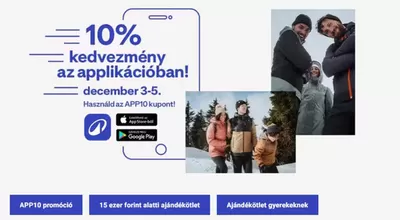 Sport kínálatok, Tata | 10% kedvezmény az applikációban! a Decathlon | 2024. 12. 03. - 2024. 12. 05.