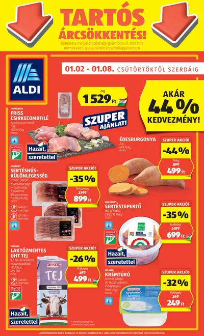 Aldi katalógus, Budapest | Különleges ajánlatok Önnek | 2025. 01. 02. - 2025. 01. 08.