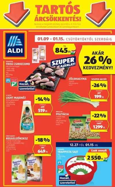 Aldi katalógus, Budapest | Előző heti ALDI akciós újság | 2025. 01. 09. - 2025. 01. 15.