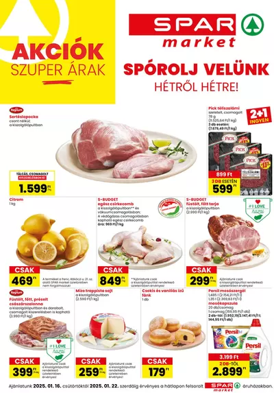 Spar katalógus | Exkluzív akciók | 2025. 01. 16. - 2025. 01. 22.