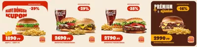 Éttermek kínálatok, Budakalász | -39% a Burger King | 2025. 01. 20. - 2025. 02. 02.