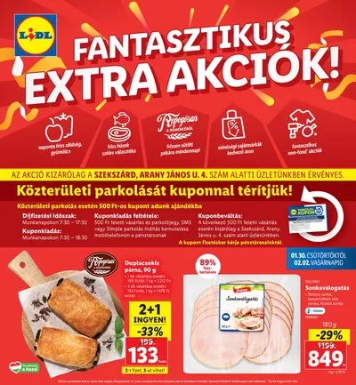 Lidl katalógus, Szigetvár | Érvényes 01.30-tól | 2025. 01. 30. - 2025. 02. 02.