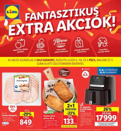 Lidl katalógus, Szigetvár | Kedvezmények és akciók | 2025. 01. 30. - 2025. 02. 02.