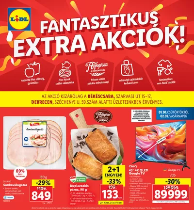 Lidl katalógus, Szigetvár | Aktuális különleges akciók | 2025. 01. 30. - 2025. 02. 02.