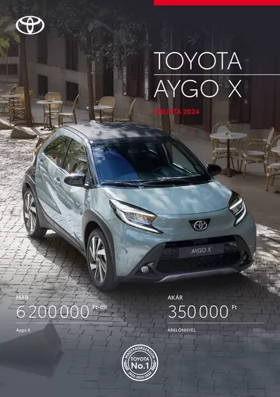 Toyota katalógus, Pécs | Toyota Új AYGO X | 2025. 01. 28. - 2026. 01. 28.