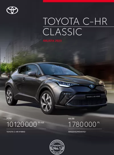 Toyota katalógus, Pécs | Toyota C-HR Hybrid | 2025. 01. 28. - 2026. 01. 28.