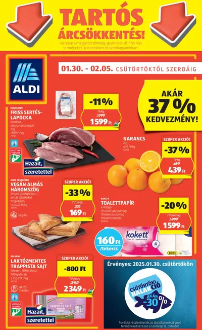 Aldi katalógus, Pécs | Következő heti ALDI akciós újság | 2025. 01. 30. - 2025. 02. 05.