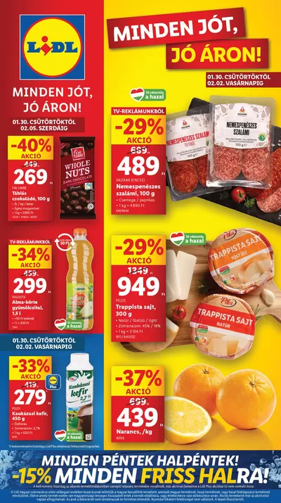 Lidl katalógus, Szigetvár | Akciós újság – 05. hét | 2025. 01. 30. - 2025. 02. 05.