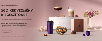 Nespresso katalógus, Pécs | 20% kedvezmény kiegészítőkre | 2025. 01. 30. - 2025. 02. 17.