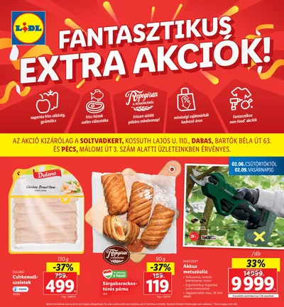 Lidl katalógus, Dombóvár | Exkluzív ajánlatok ügyfeleinknek | 2025. 02. 06. - 2025. 02. 09.