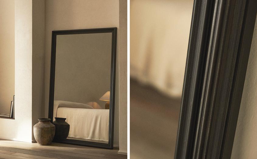 LARGE WALL MIRROR WITH BEVELLED FRAME kínálat, 49995 Ft a Zara Home -ben