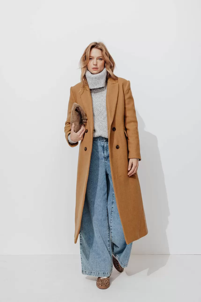 Manteau long en laine Femme kínálat, 149,99 Ft a Promod -ben