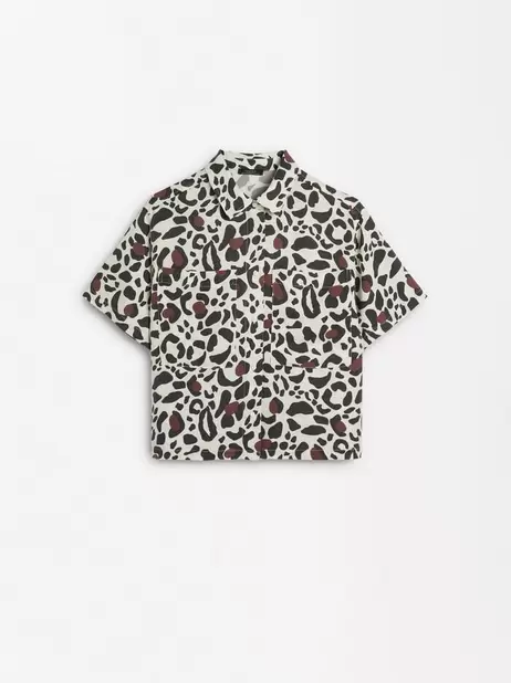 Short Sleeve Leopard Print Shirt kínálat, 12495 Ft a Parfois -ben