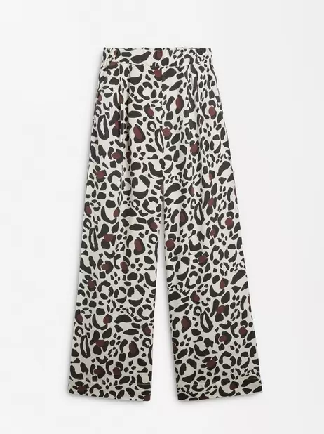 Leopard Print Trousers With Elastic Waistband kínálat, 12495 Ft a Parfois -ben