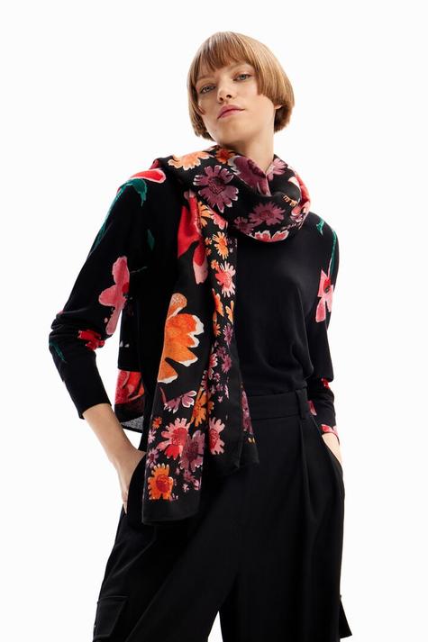 New collection Rectangular floral foulard kínálat, 59,95 Ft a Desigual -ben