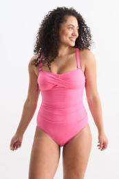 Swimsuit with gathers - padded - LYCRA® XTRA LIFE™ kínálat, 35,99 Ft a C&A -ben