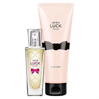 Avon Luck for Her szett - 30 ml-es parfümmel kínálat, 4499 Ft a AVON -ben