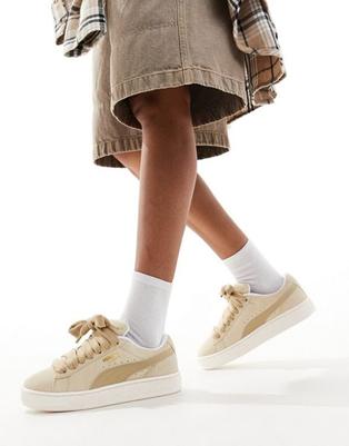 Puma Suede XL trainers in tan and beige kínálat, 100 Ft a ASOS -ben