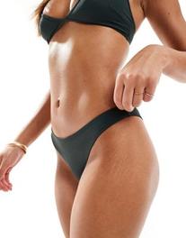 Weekday Ava brazilian bikini bottom in dark green kínálat, 17,99 Ft a ASOS -ben