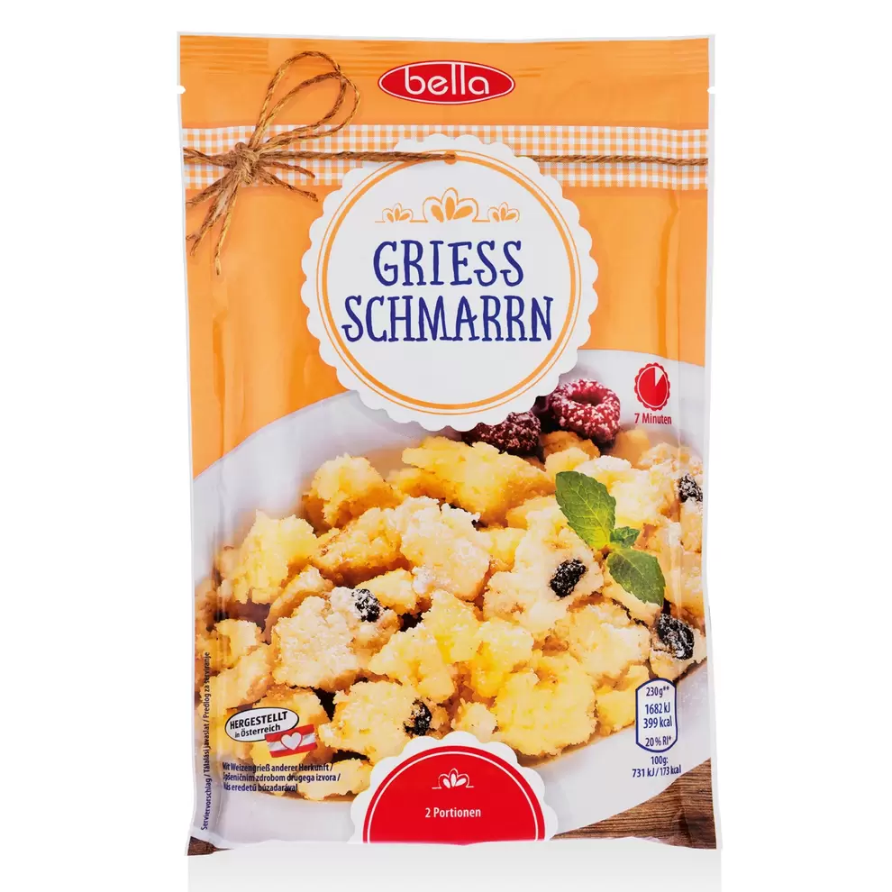 BELLA Édes készétel, grízmorzsa, 200 g kínálat, 699 Ft a Aldi -ben