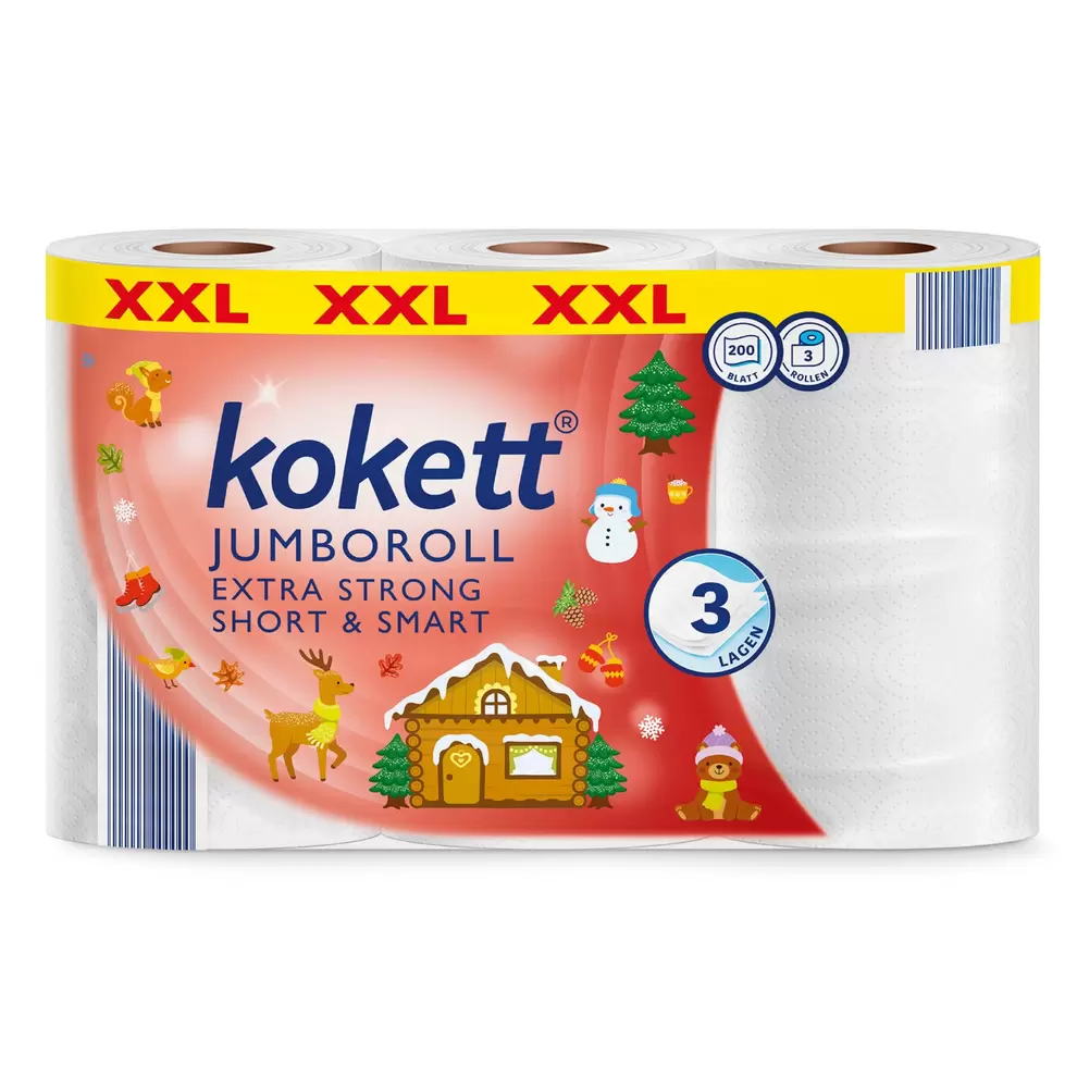 KOKETT Jumbo papírtörlő, 3 tekercs kínálat, 1199 Ft a Aldi -ben