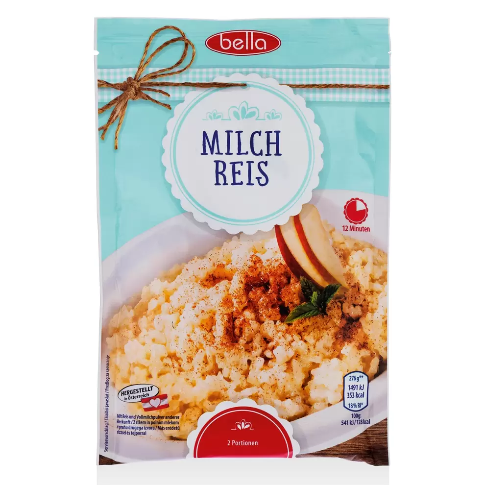 BELLA Édes készétel, tejberizs, 167 g kínálat, 699 Ft a Aldi -ben