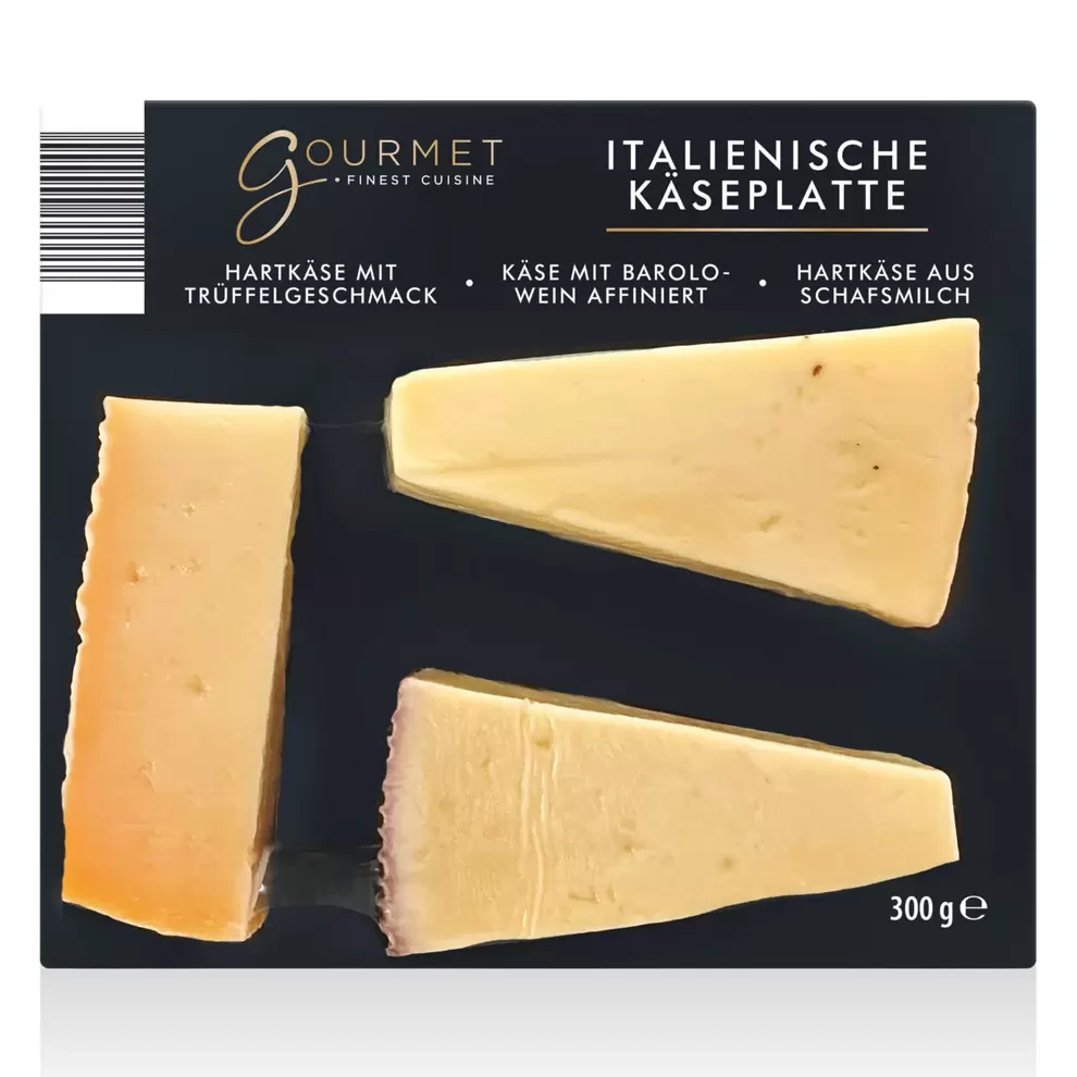 GOURMET Olasz sajtválogatás, 300 g kínálat, 2999 Ft a Aldi -ben