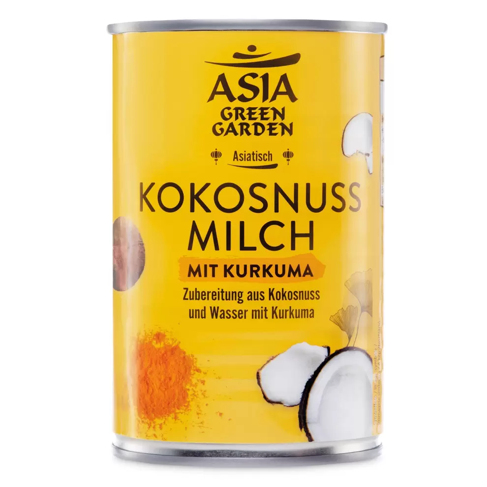 ASIA GREEN GARDEN Ízesített kókusztej, kurkuma, 425 ml kínálat, 549 Ft a Aldi -ben