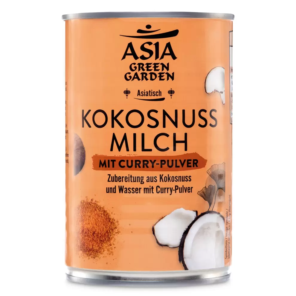 ASIA GREEN GARDEN Ízesített kókusztej, curry, 425 ml kínálat, 549 Ft a Aldi -ben