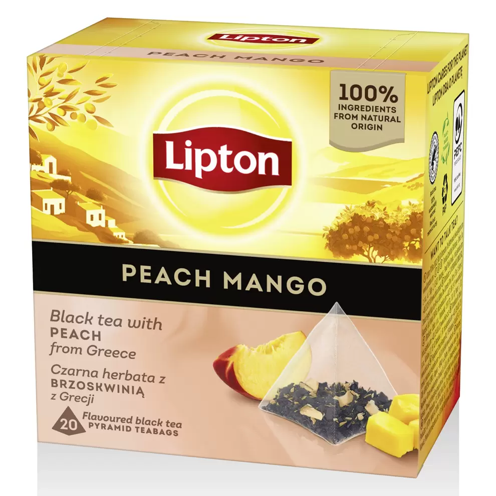 LIPTON Tea piramisfilterben, barack-magnó, 20 x 1,7 g kínálat, 899 Ft a Aldi -ben