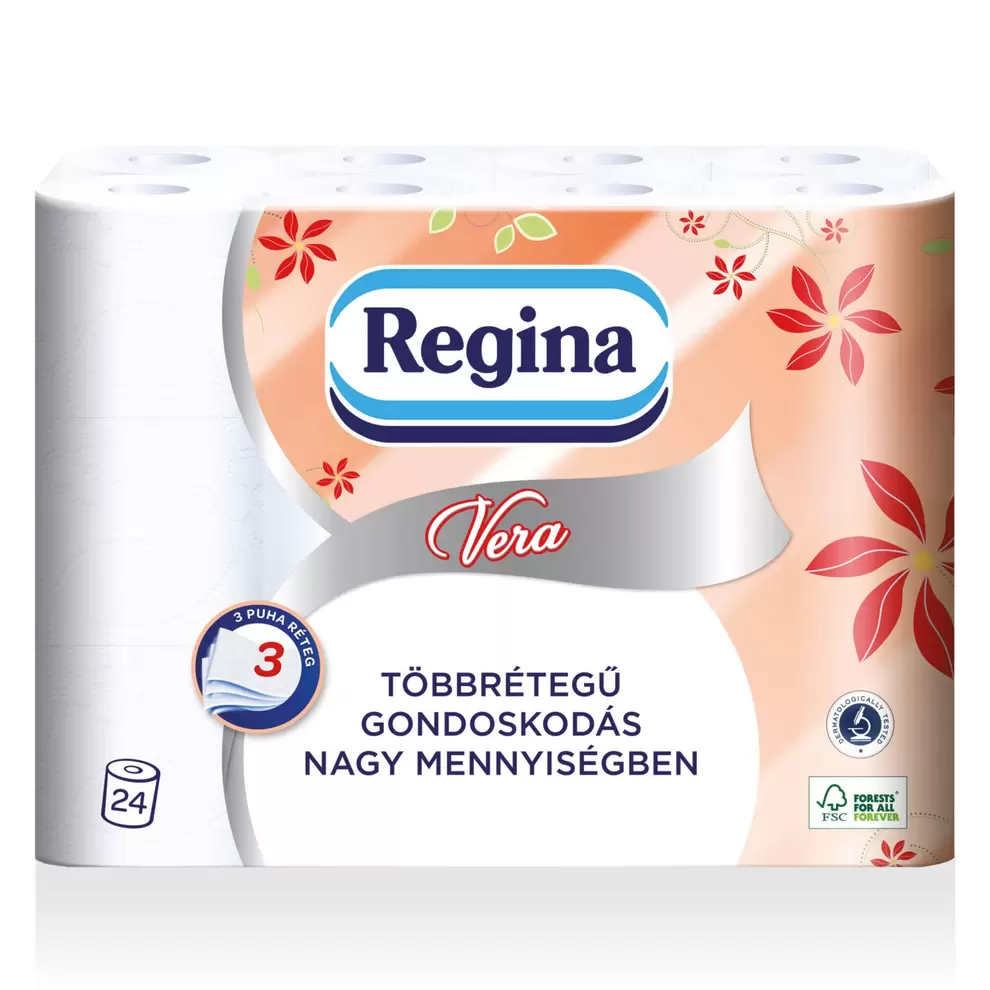 REGINA Vera toalettpapír, 24 tekercs kínálat, 1999 Ft a Aldi -ben