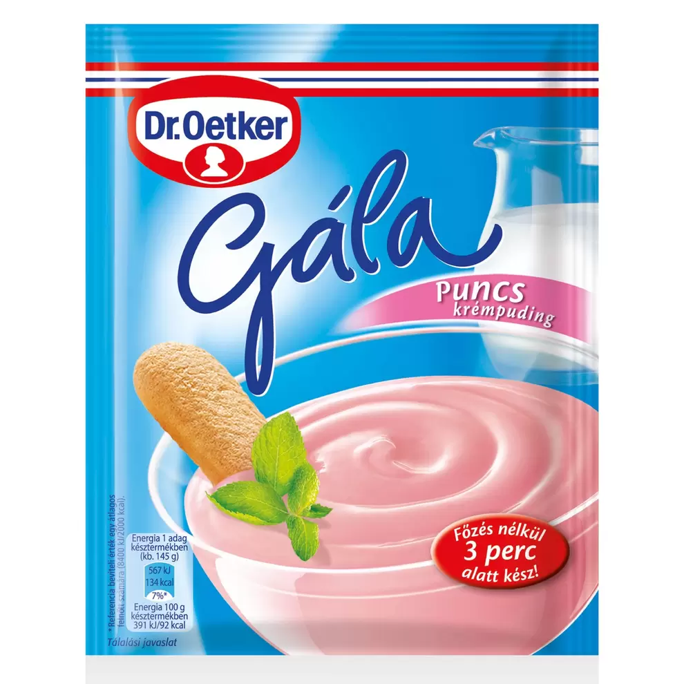 DR. OETKER Gála pudingpor, 78 g kínálat, 399 Ft a Aldi -ben