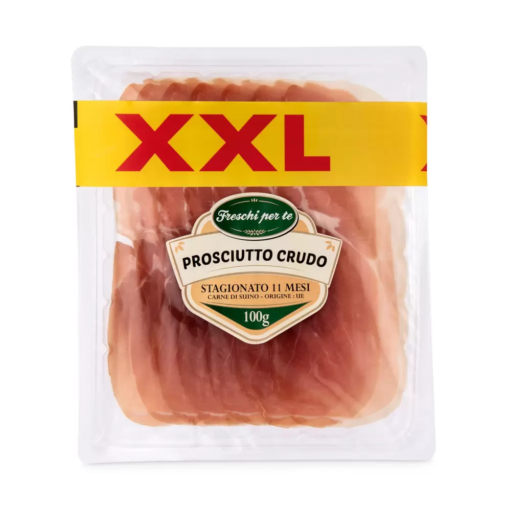 FRESCHI PER TE Prosciutto crudo, 2 x 100 g kínálat, 1699 Ft a Aldi -ben