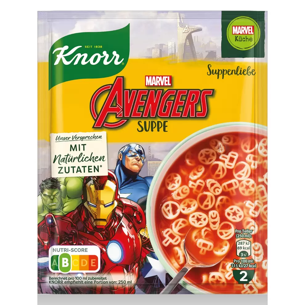 KNORR Instant leves, Avengers, 41 g kínálat, 499 Ft a Aldi -ben